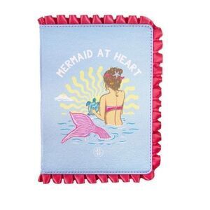NWT Simply Southern Women's Mermaid At Heart‎ Ruffled Notebook Journal Hardback